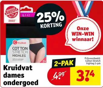 Kruidvat Kruidvat dames ondergoed 2-pak aanbieding