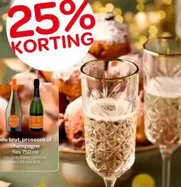 Spar Alle brut, prosecco of champagne aanbieding