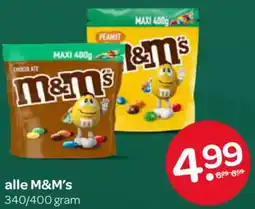 Spar Alle M&M's aanbieding