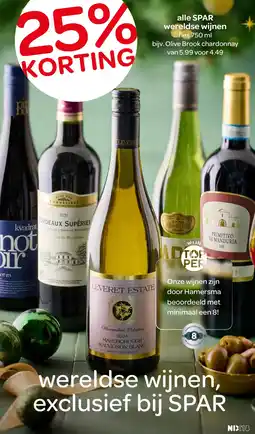 Spar Alle SPAR wereldse wijnen aanbieding