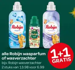 Spar Alle Robijn wasparfum of wasverzachter aanbieding
