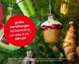 Spar Gratis kersthanger aanbieding