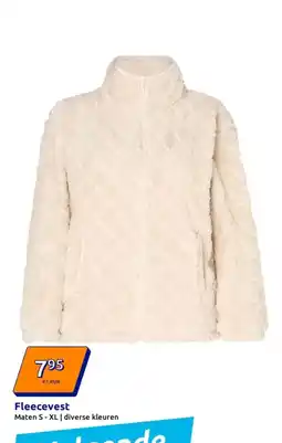 Action Fleecevest aanbieding