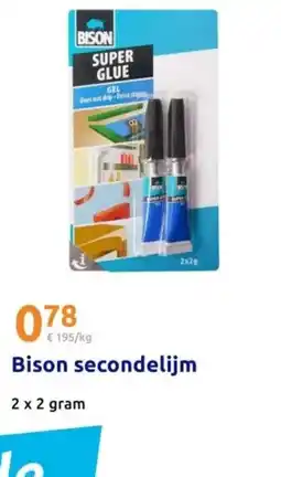 Action Bison secondelijm aanbieding