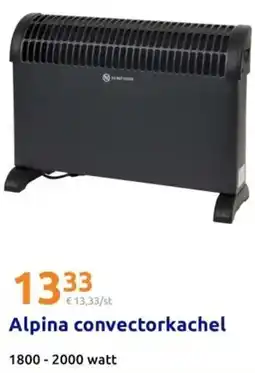 Action Alpina convectorkachel aanbieding