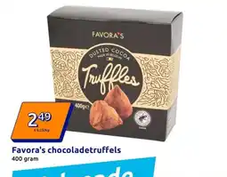 Action Favora's chocoladetruffels aanbieding