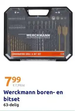 Action Werckmann boren en bitset aanbieding