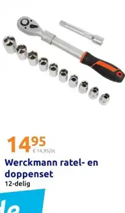Action Werckmann ratel en doppenset aanbieding