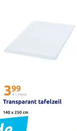 Action Transparant tafelzeil aanbieding