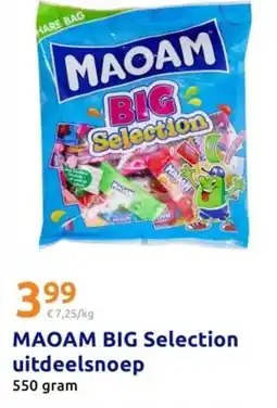 Action MAOAM BIG Selection uitdeelsnoep aanbieding