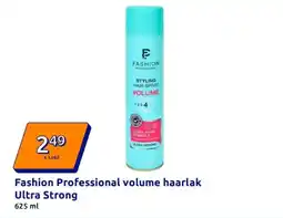 Action Fashion Professional volume haarlak Ultra Strong aanbieding