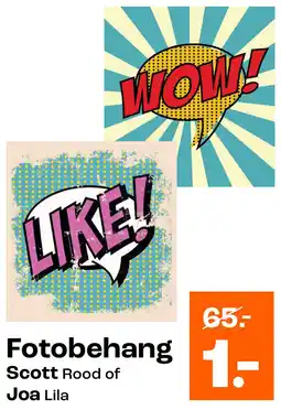 Kwantum Fotobehang aanbieding