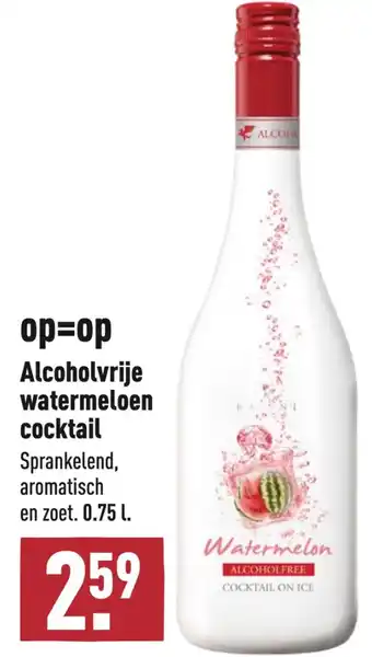 ALDI Alcoholvrije watermeloen cocktail aanbieding