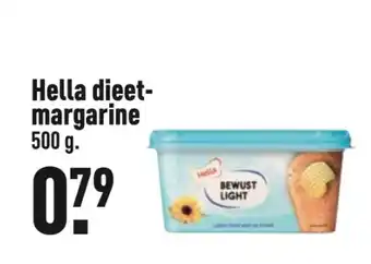 ALDI Hella dieet- margarine aanbieding