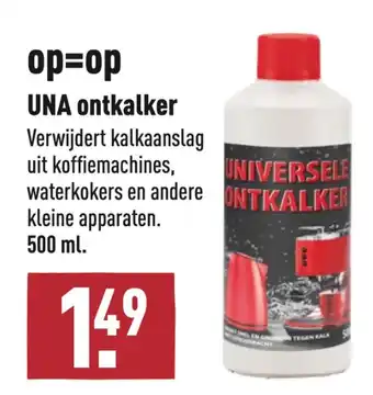 ALDI UNA ontkalker aanbieding