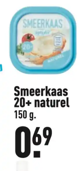 ALDI Smeerkaas 20+ naturel aanbieding