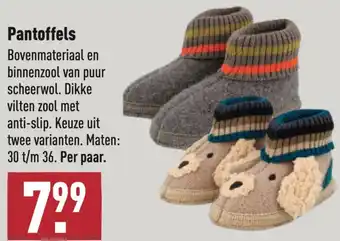 ALDI Pantoffels aanbieding