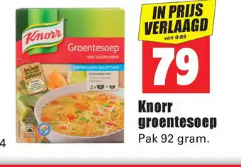 Dirk Knorr groentesoep aanbieding