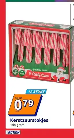 Action Kerstzuurstokjes aanbieding