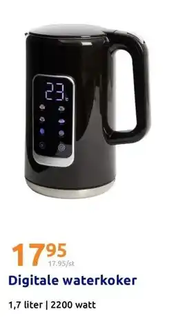 Action Digitale waterkoker aanbieding