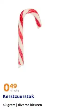 Action Kerstzuurstok aanbieding