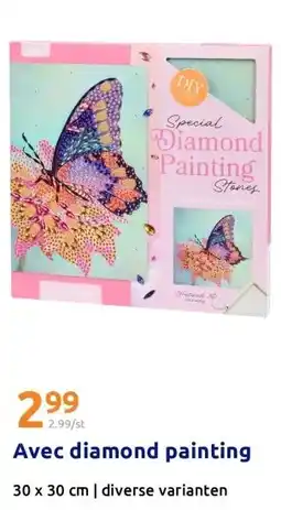 Action Avec diamond painting aanbieding