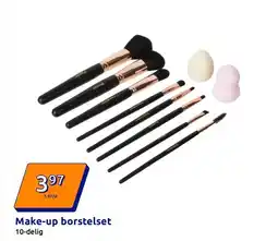 Action Make-up borstelset aanbieding