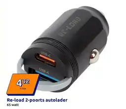 Action Re-load 2-poorts autolader aanbieding