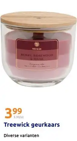 Action Treewick geurkaars aanbieding
