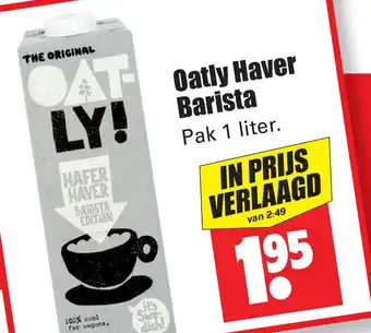 Dirk Oatly Haver Barista aanbieding