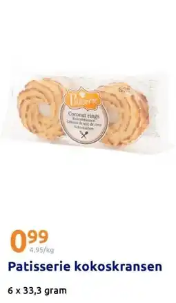 Action Patisserie kokoskransen aanbieding