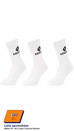 Action Lotto sportsokken aanbieding