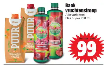 Dirk Raak vruchtensiroop aanbieding