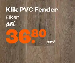 Kwantum Klik PVC Fender aanbieding