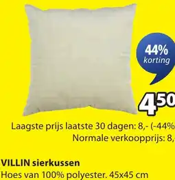 Jysk Villin sierkussen aanbieding