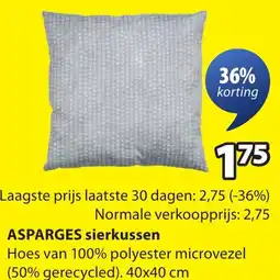 Jysk Asparges sierkussen aanbieding