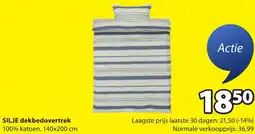 Jysk Silje dekbedovertrek aanbieding
