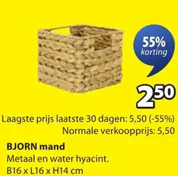 Jysk Bjorn mand aanbieding