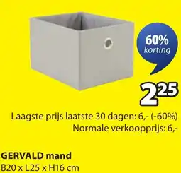 Jysk Gervald mand aanbieding
