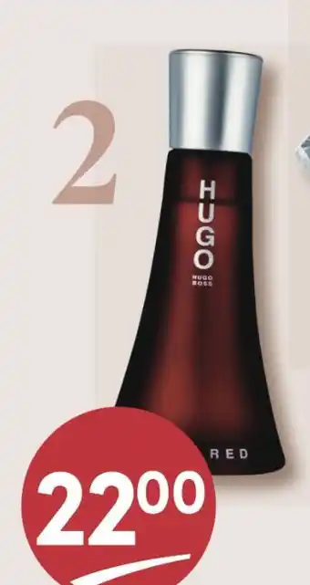 Etos Hugo BosS Deep Red Femme eau de aanbieding