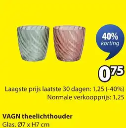 Jysk Vagn theelichthouder aanbieding