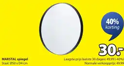 Jysk Marstal spiegel aanbieding