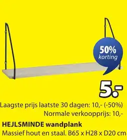 Jysk Hejlsminde wandplank aanbieding