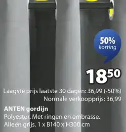Jysk Anten gordijn aanbieding