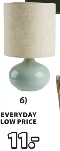 Jysk Eivin tafellamp aanbieding