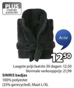 Jysk Simris badjas aanbieding