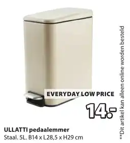 Jysk Ullatti pedaalemmer aanbieding