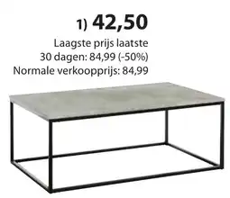 Jysk Dokkedal salontafel aanbieding