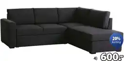 Jysk Bedsted slaapbank met chaise longue aanbieding