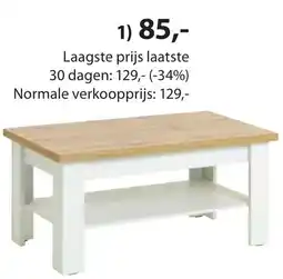 Jysk Markskel salontafel aanbieding